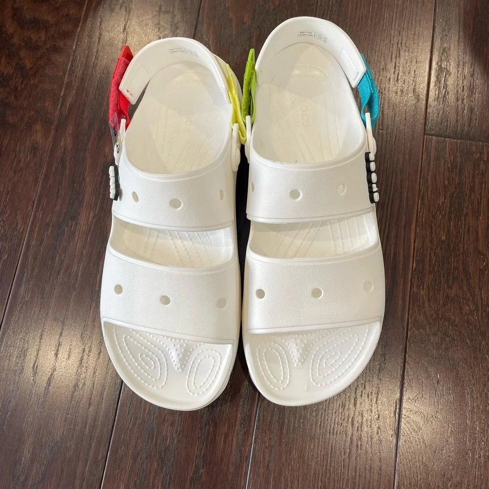 Crocs Classic All Terrain Slide Sandal White  Size Men's Size 15 NEW